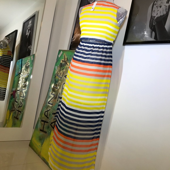 MOVING SALE⚡️SUPER CUTE STRIPE HIGH-LO DRESS (NWT) - Picture 4 of 7